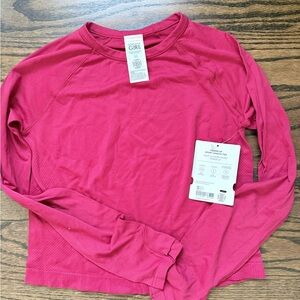 Athleta Girl Power Up Sport Top - RED - New With Tags!